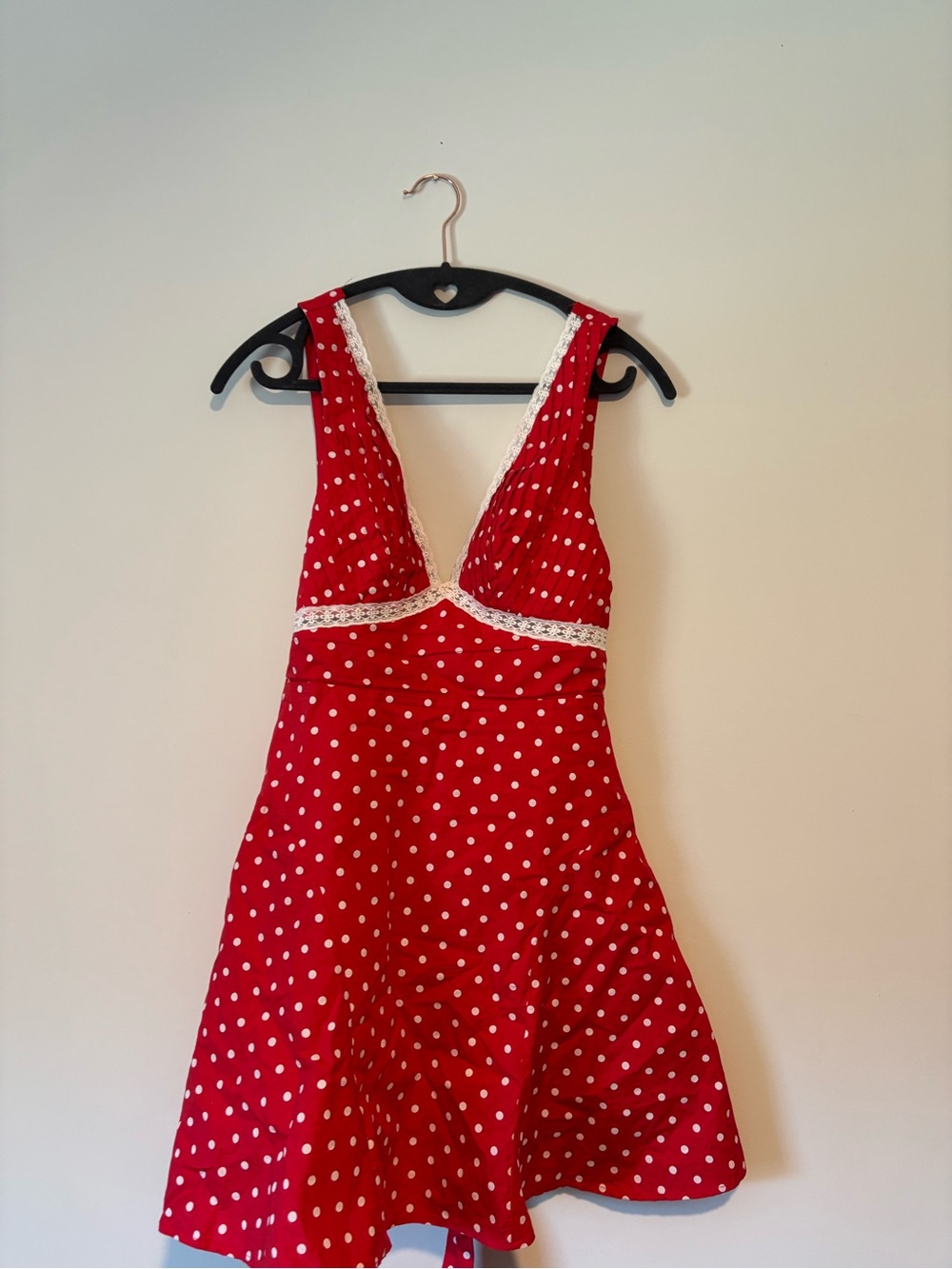 Hello Molly Red Polka Dot Mini Dress